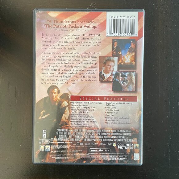 The Patriot Special Edition DVD (2000) R - Picture 2 of 3